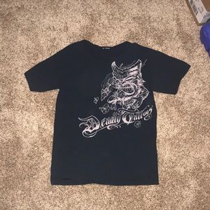 Black deadly tattoos t-shirt
